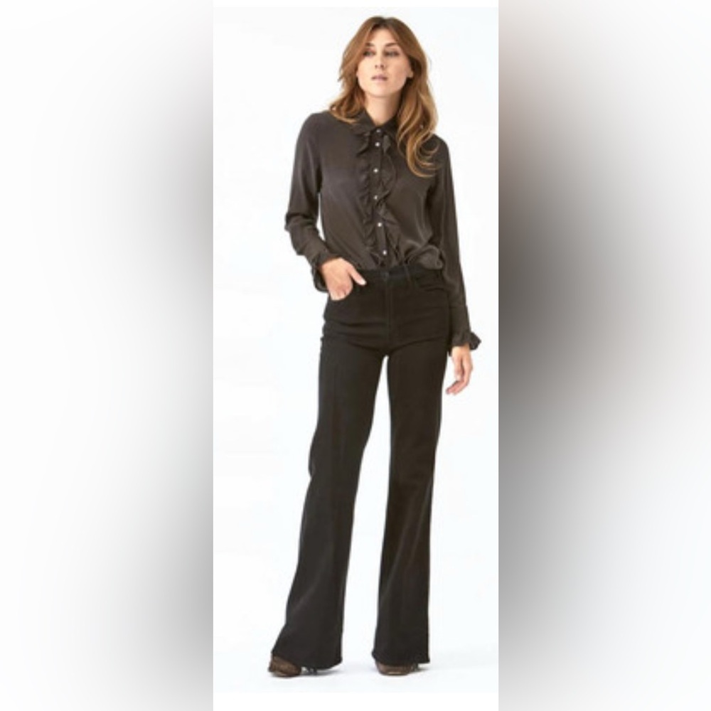 MOTHER hustler roller heel in pitch